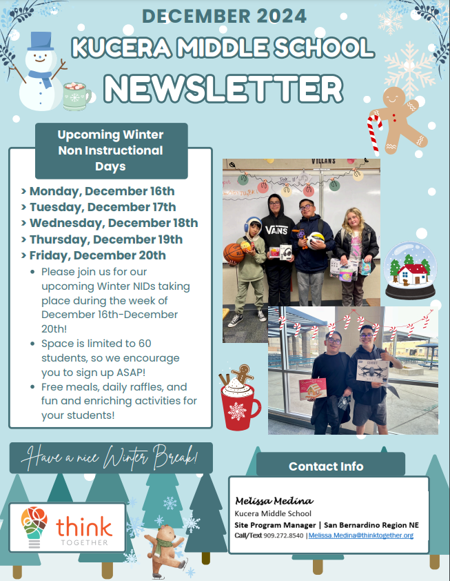 Think Together Winter Newsletter